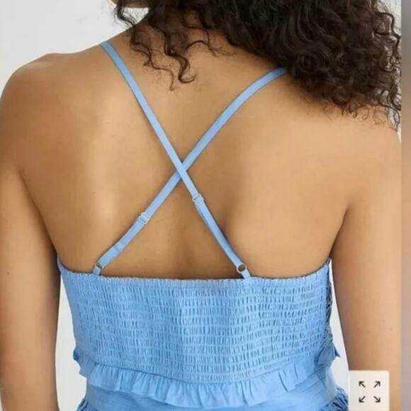 J.Crew Cross-back smocked-waist eyelet top - Yellow - NWT 3X - Picture 8 of 8